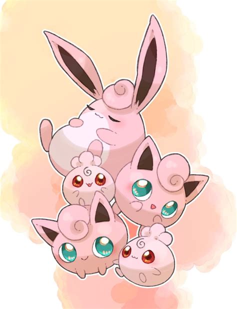 Jigglypuff Wigglytuff And Igglybuff Pokemon Drawn By Towa Clonea