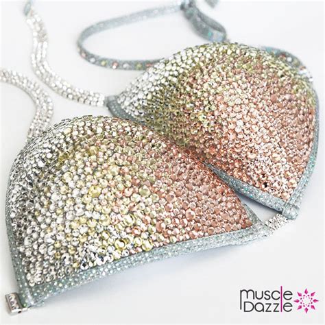 Gold And Silver Crystal Competition Bikini CB014 Etsy
