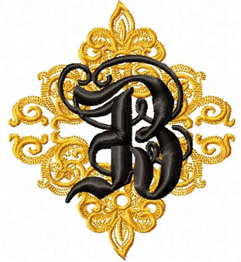 Victorian Style Alphabet Monogram Alphabet Machine Etsy