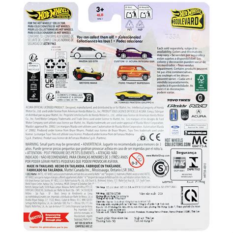 Đồ Chơi Mô Hình Siêu Xe Boulevard Mazda GTX Turbo Hot Wheels HRT GJT FAHASA