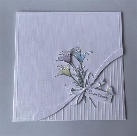 Clean And Simple Card Making Happy Birthday Floral Card Facebook In