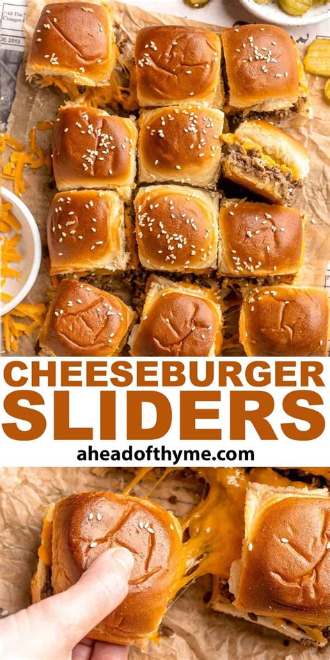 Cheeseburger Sliders Recipe Fast Dinner Recipes Beef Recipes Recipes
