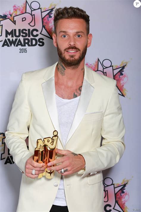 Exclusif M Pokora lors de la cérémonie des NRJ Music Awards 2015 à