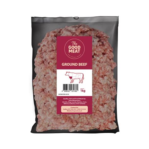 Ground Beef 1kg Thegoodmeatph