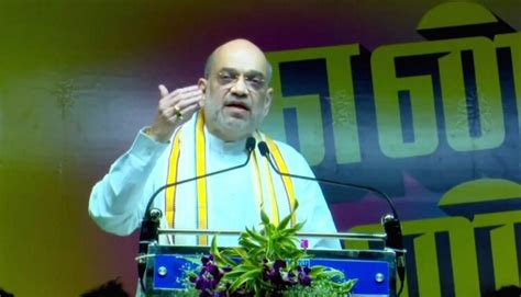 Amit Shah Flags Off Tamil Nadu Bjp President Annamalais En Mann En