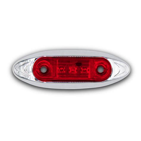 Universal Side Marker Lamp 3 Led Red Autotech Wholesale