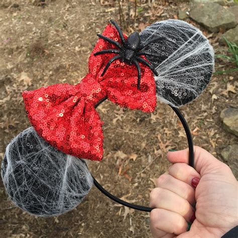 Minnie Mouse Halloween Ears Halloween Minnie Ears Mickey Etsy