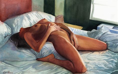 Erotic Nude Woman Painting By Tetiana Koda Artmajeur