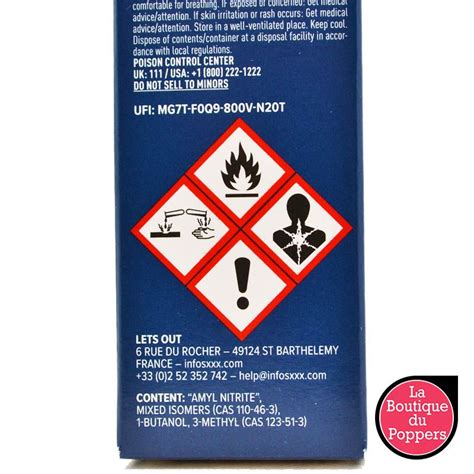 Poppers Fuck Fist Amyl Ultra Strong Ml Pas Cher Sur La Boutique