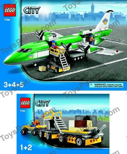 Lego 7734 Cargo Plane Set Parts Inventory And Instructions Lego Reference Guide