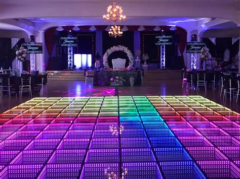 3D LED Dance Floor - Easy to Install with Magnet Connection