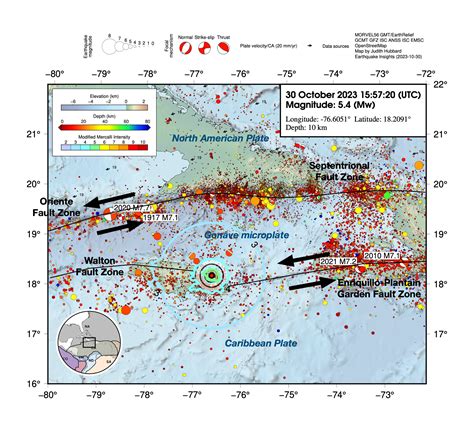 M5.4 earthquake shakes Jamaica - by Judith A Hubbard