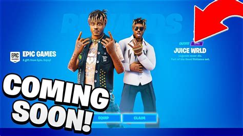 Juice Wrld Skin Is Coming To Fortnite In Chapter Season Juice