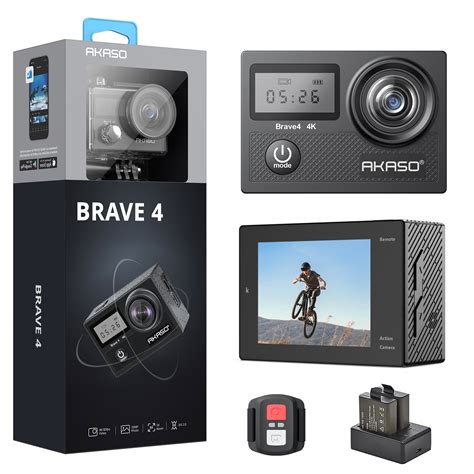 Akaso Brave K Mp Wifi Action Camera X Akaso Brave Camera X