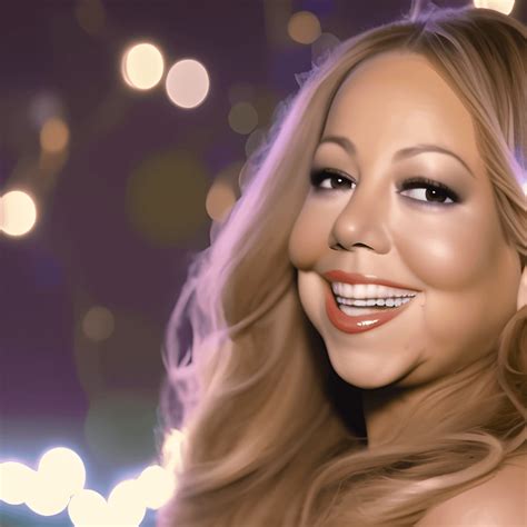 Mariah Carey Christmas Rocket Graphic · Creative Fabrica