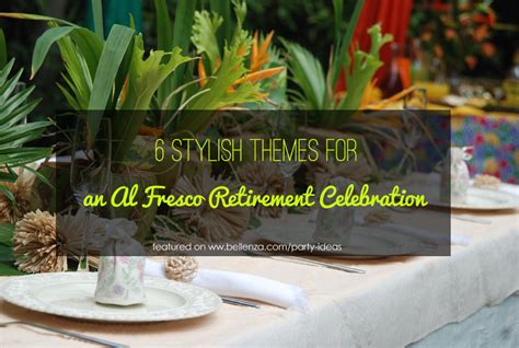 Retirement Party Themes Ideal for Outdoor Gatherings