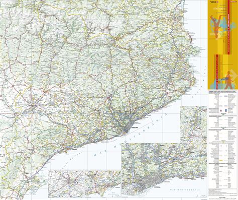 Mapa De Cataluña Tamaño Completo