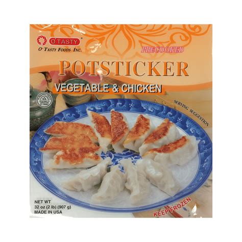 Otasty Potsticker Vegetable Chicken Dumplings 32oz Agencia NHS