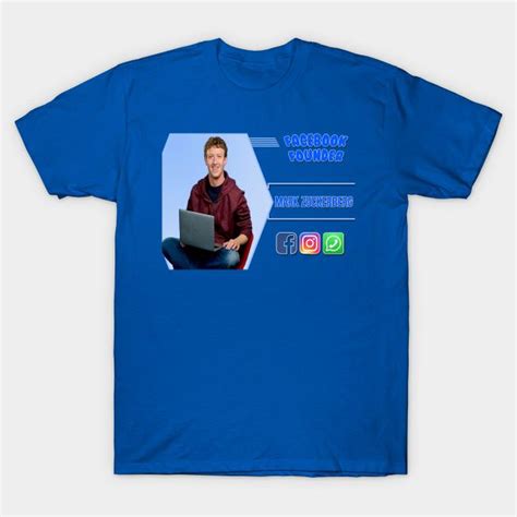 Mark Zuckerberg T-Shirt AI | Shirts, T shirt, Shirt order