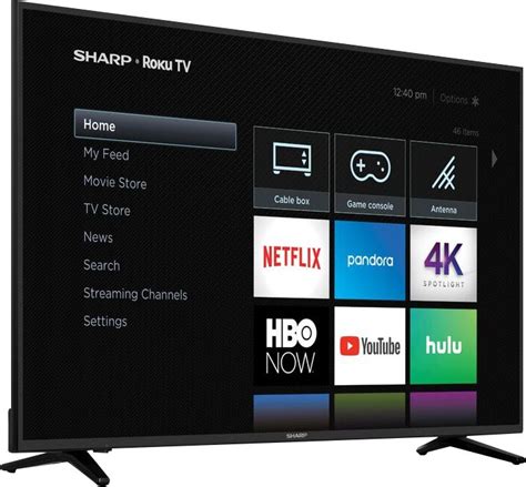 Best Buy Sharp Class Led P Smart K Uhd Tv With Hdr Roku Tv Lc