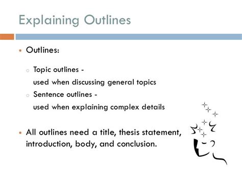 Making an outline