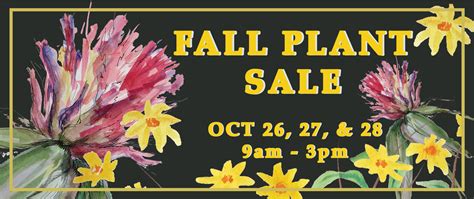 Fall Plant Sale 2023 - Mobile Botanical Gardens