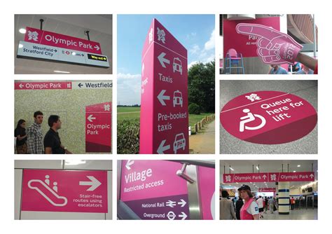 Temporary Wayfinding Signage For London 2012 Wayfinding Signage