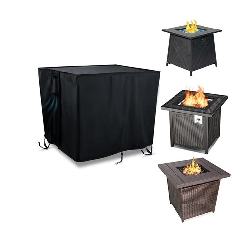 Buy TheElves Square Fire Pit Table Cover 28x28x25 Inch Waterproof