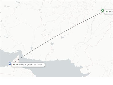 Direct Non Stop Flights From Islamabad To Abu Dhabi Schedules