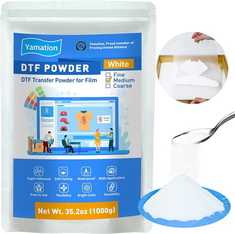 Yamation Dtf Powder Adhesive White 352oz 22lb Dtf Transfer Powder