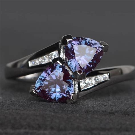 Trillion Ring Etsy
