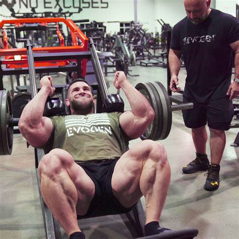 Hany Rambod Pushes Derek Lunsford Through A Grueling Fst 7 Legs Workou