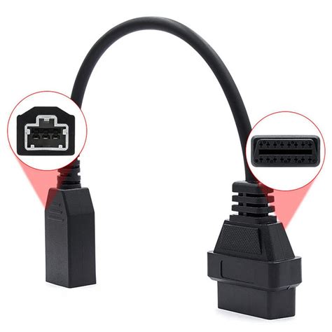 Obd2 Cable For Honda 3pin Obd1 Adapter Obd2 Obdii For Honda 3 Pin To 16 Pin Connector Compatible