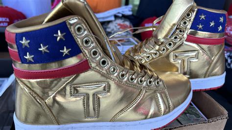 $600 gold Trump shoes and all the other unique merch sold at the RNC