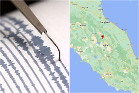 Terremoto In Umbria Scossa Di Magnitudo Lepicentro Vicino Perugia