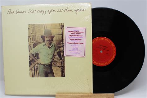 Paul Simon Still Crazy After All These Years Vinyl Record Album Lp