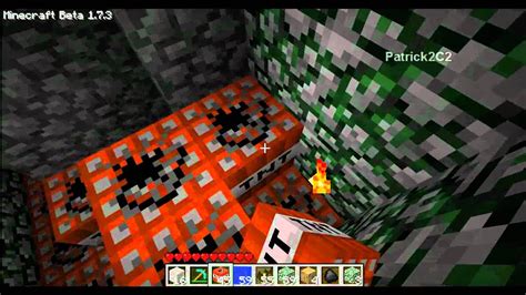 A Minecraft Epic Huge Creeper Explosion Itspatrick2c2 Youtube