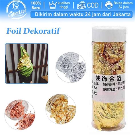 Jual Terbaru Edible Gold Leaf Kertas Emas Bisa Dimakan Food Grade