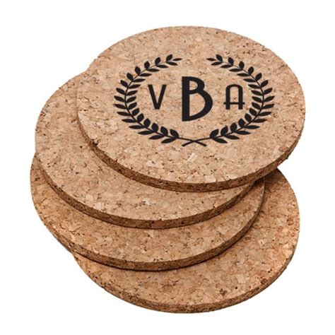 Personalized Cork Coasters