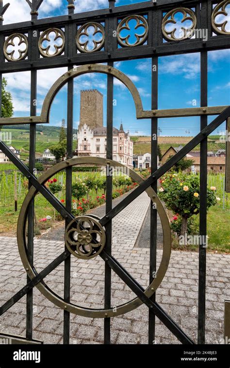 Rudesheim Hesse Germany Boosenburg Castle 12th Century Tower Mid