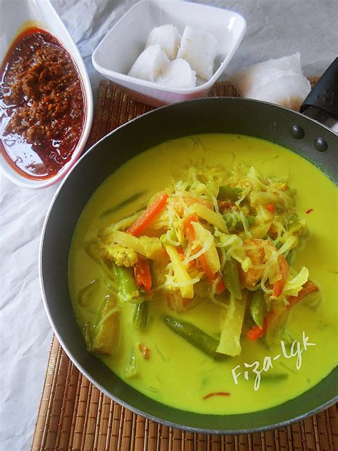 Lodeh Dan Nasi Impit Fiza S Cooking