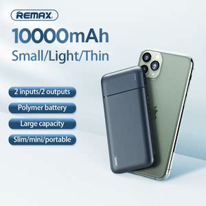 Promo REMAX Power Bank 10000 MAh 2USB Ports RPP 96 Lango 2 Input 2