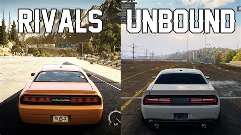 Dodge Challenger Srt8 Need For Speed Rivals Vs Unbound Side By Side Comparison Youtube