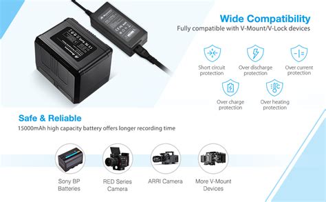 Amazon Powerextra V Mount V Lock Battery Wh V Mah