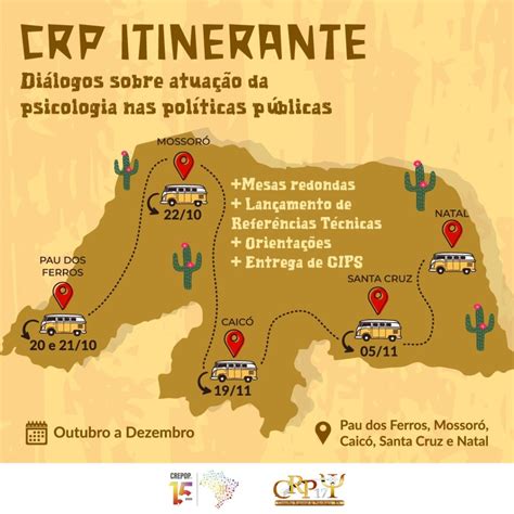 Crp Rn Projeto Crp Itinerante Percorre Interior Do Rn Confira A