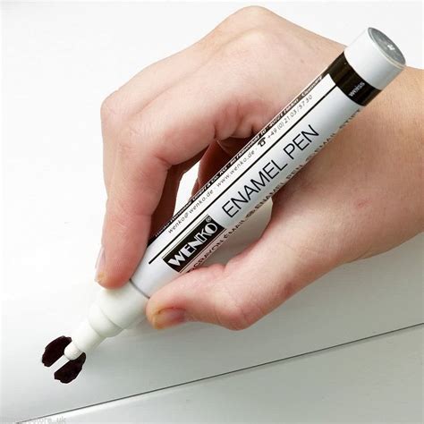 White Enamel Touch Up Paint Pen 6ml