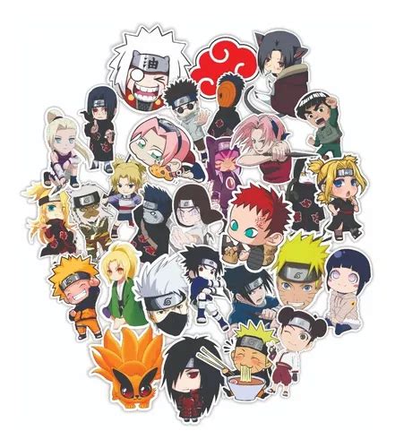 Kit Pe As De Adesivos Sticker Anime Naruto