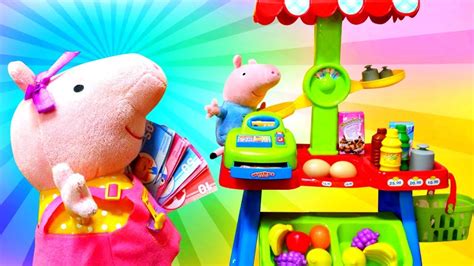 Pretend Play Shopping With Peppa Pig A Toy Store For Toys Peppa Pig