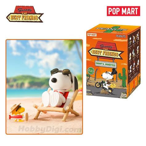 Pop Mart Blind Box Peanuts Snoopy The Best Friends Series Sunbathing