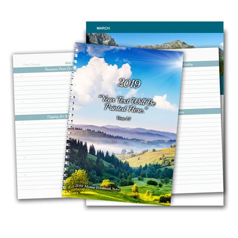 2019 Meeting Workbook Notepad Jehovahs Witness Theocratic Ministry